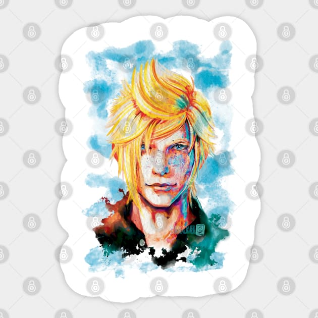 Prompto Sticker by kingcael